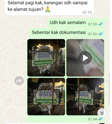 Pengiriman Papan Bunga Selamat Jayamulya Kroya
